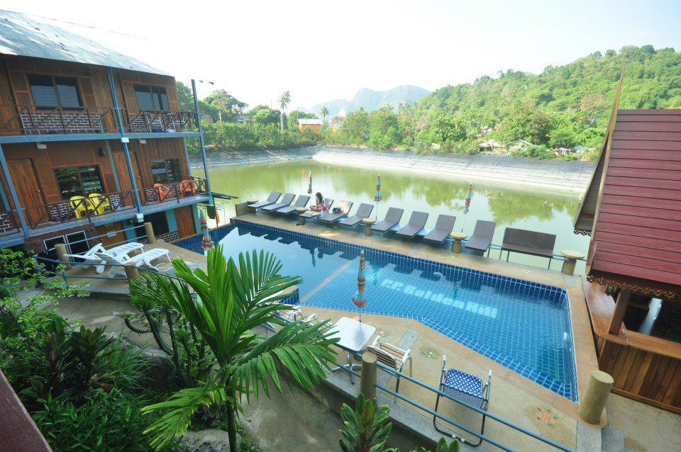 Hotel Golden Hill Bungalows Krabi town Exterior foto